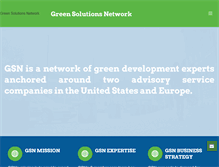 Tablet Screenshot of greensolutionsnetwork.com